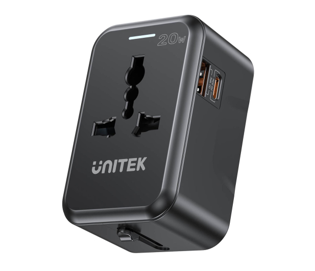 UNITEK Ładowarka podróżna EU/US/UK/AUS PD 20 W P1120ABK01 - 1337795 - zdjęcie 5